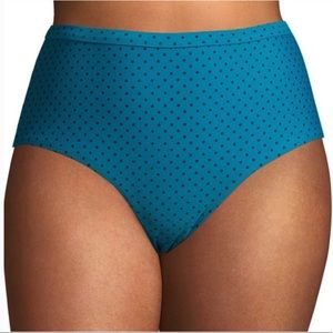 Polka Dot Printed Highwaist Swimsuit Bottom Plus